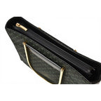 Loewe Handbag Vintage Bag Anagram Metal Handle Green Black — view 7
