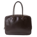 Hermes Plume 32 Hand Bag Box Calf Ebene Gold
