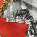 Hermes Scarf 100% Silk Carre 90 Napoleon Red — view 9