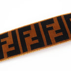 Fendi Mini Strap You Velour FF Logo Zucca Pattern Leather Use Shoulder — view 3