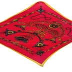 Hermes Silk Scarf Pleated Desert Pink — view 3