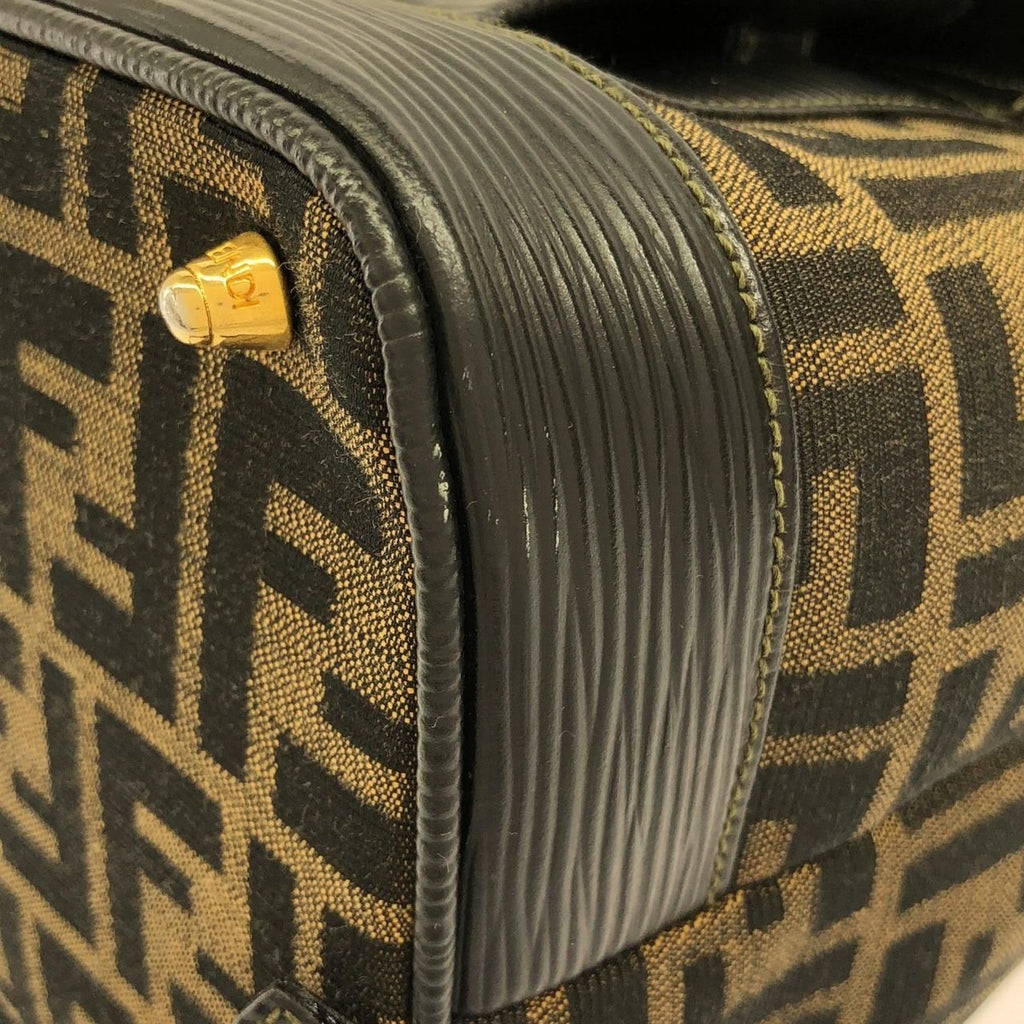 Fendi Vintage Backpack Leather Canvas — view 3