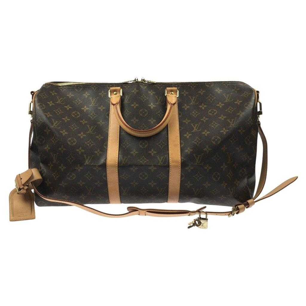 Louis Vuitton Monogram Keepall Bandouliere 50 Boston Bag