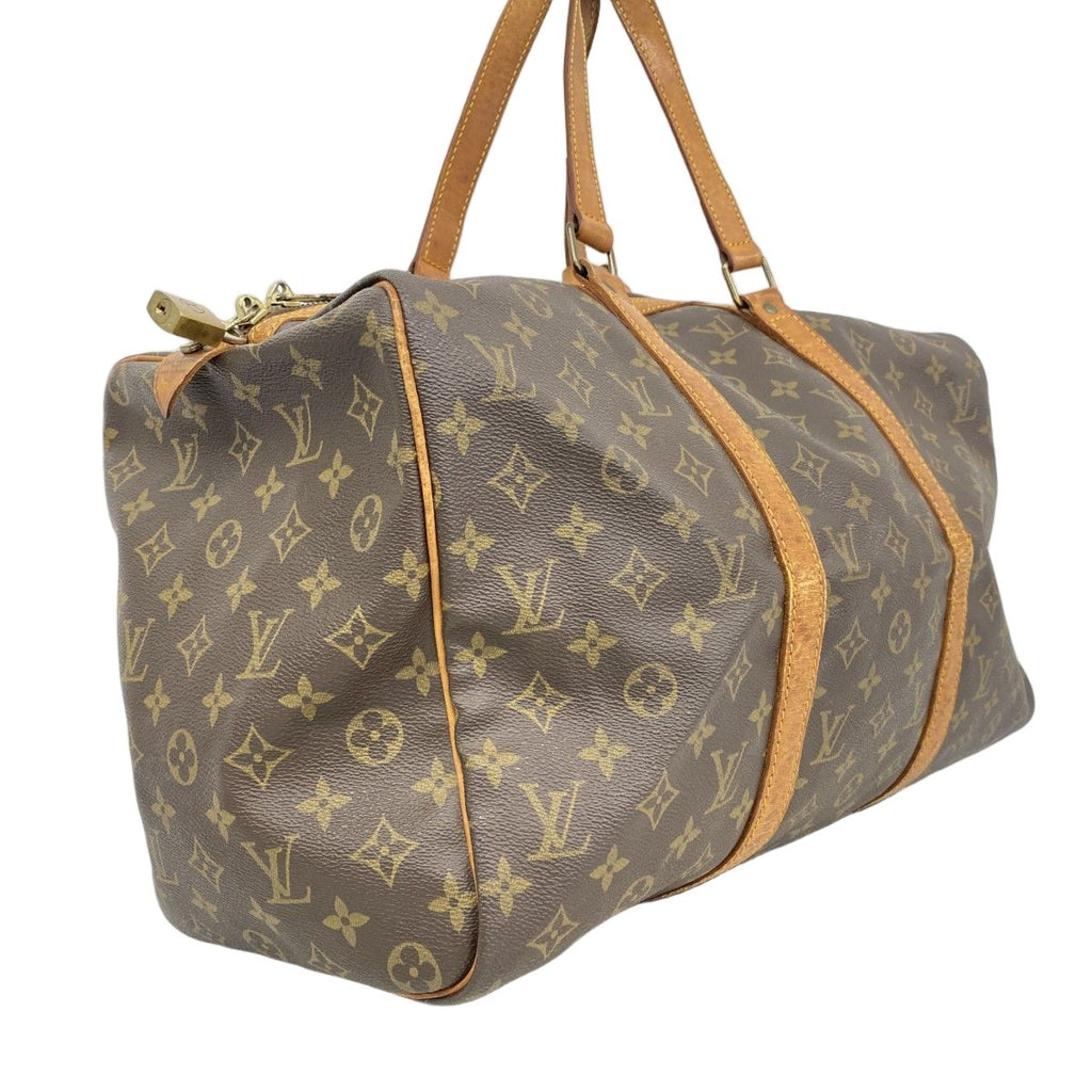 Louis Vuitton Boston Bag Monogram Sac Spool 45 Brown — view 2