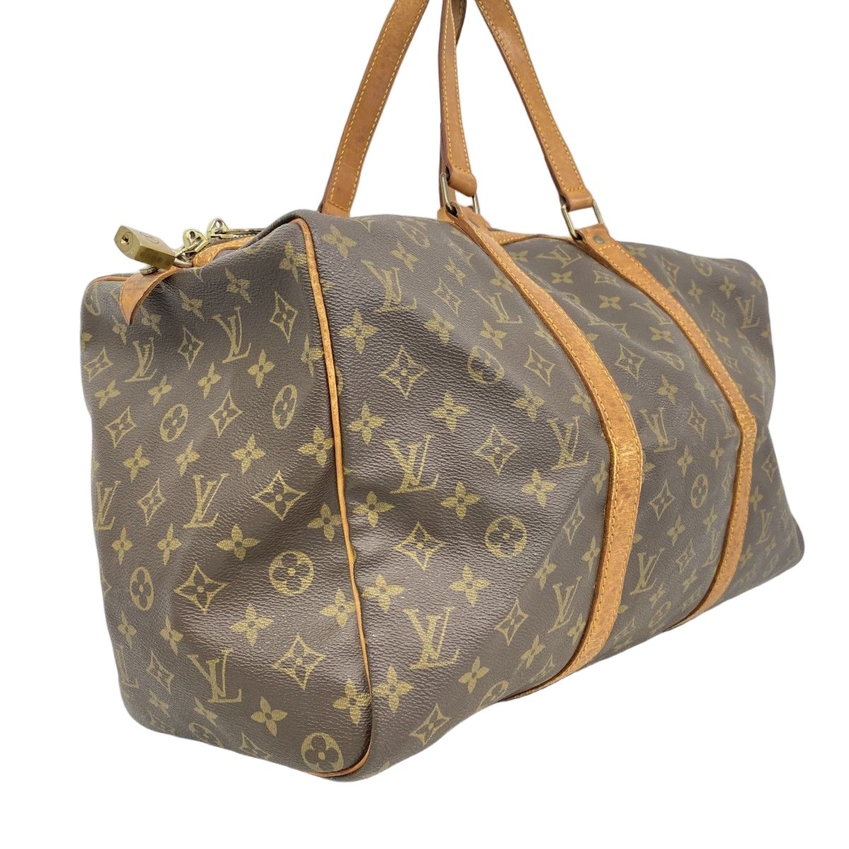 Louis Vuitton Boston Bag Monogram Sac Spool 45 Brown — view 2