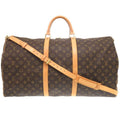 Louis Vuitton Keepall Bandouliere 60 Monogram Boston Bag 0683