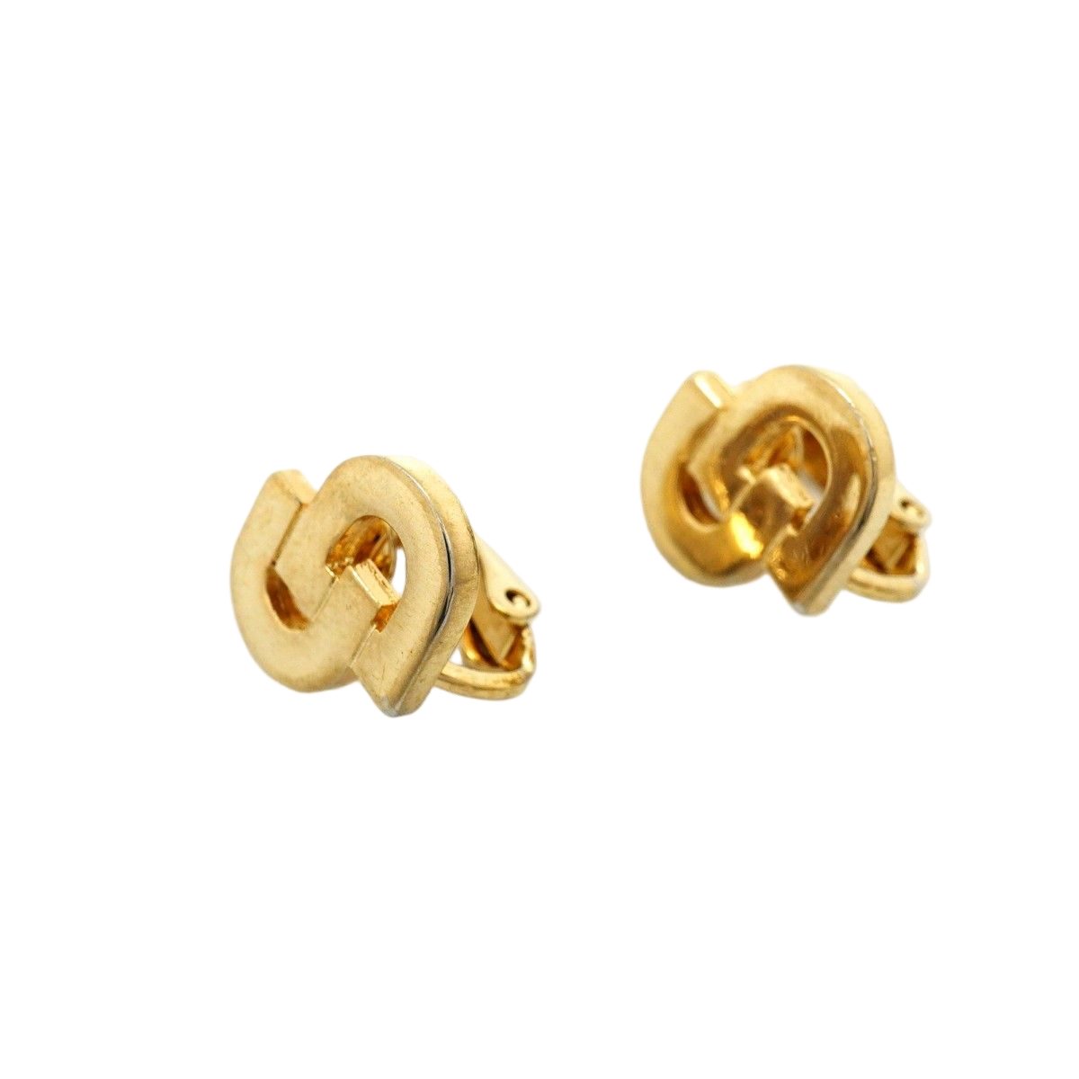 Dior Earrings CD Logo Gold Plated — view 2
