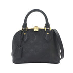 Louis Vuitton Monogram Empreinte Alma BB 2-Way Bag Leather Black