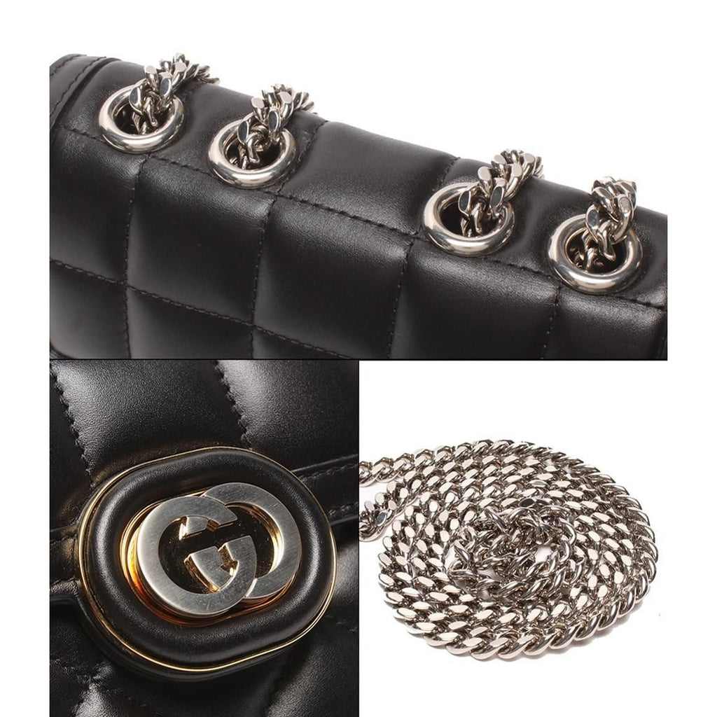 Gucci Chain Shoulder Bag Deco Mini Quilted — view 8