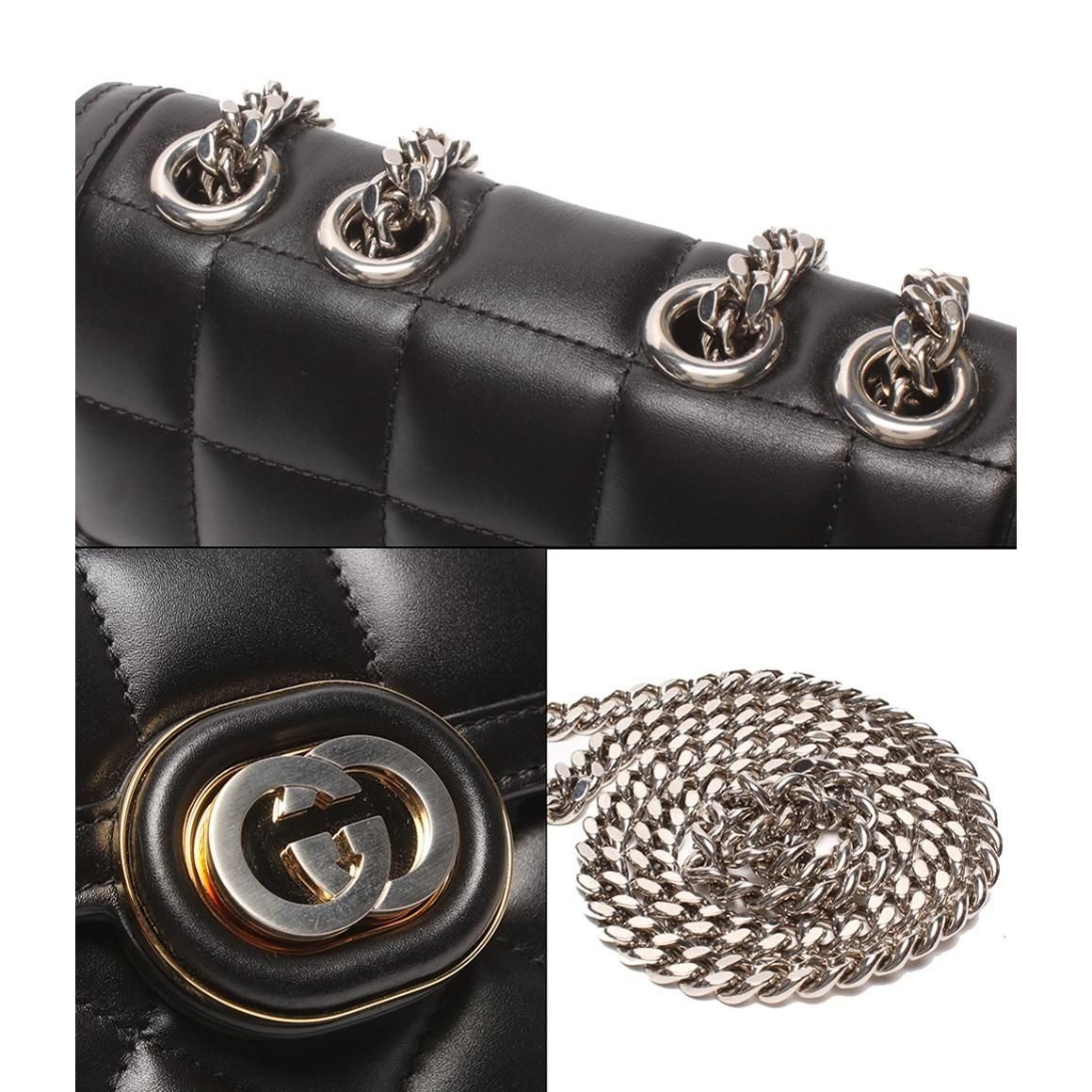 Gucci Chain Shoulder Bag Deco Mini Quilted — view 8