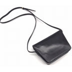 Gucci Leather Logo Shoulder Bag Black — view 2