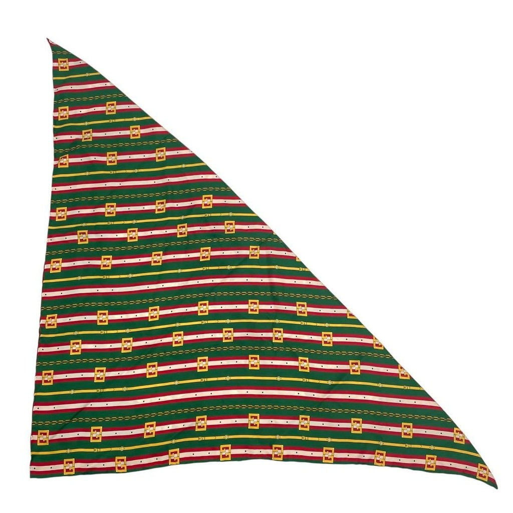 Gucci Silk Flora Scarf Floral Pattern Red — view 3