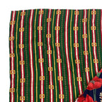 Gucci Silk Flora Scarf Floral Pattern Red — view 4