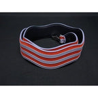 Fendi Strap Suede Leather Bag Shoulder Light Blue Red — view 2