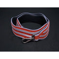 Fendi Strap Suede Leather Bag Shoulder Light Blue Red