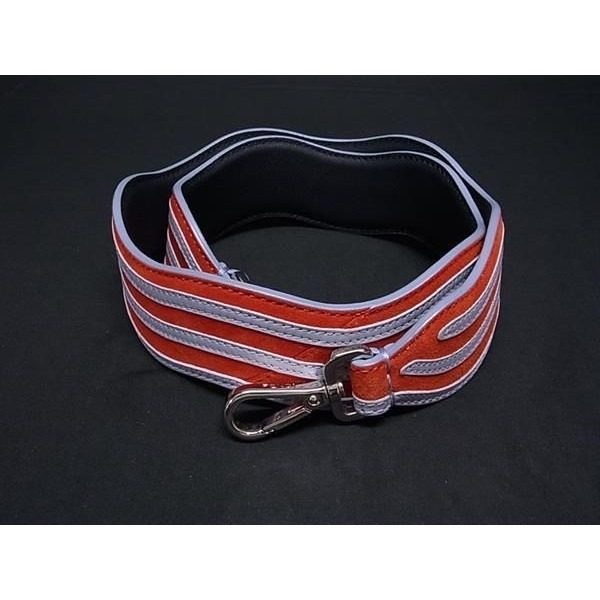 Fendi Strap Suede Leather Bag Shoulder Light Blue Red