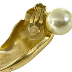 Christian Dior Earrings Pearl GP Gold White One Ear — view 6