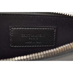 Saint Laurent Paris Flap Pouch Clutch Bag Gray — view 6