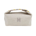 Hermes Brid A Black PM Au-carre Handbag Pouch Seigle