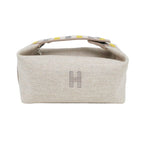 Hermes Brid A Black PM Au-carre Handbag Pouch Seigle