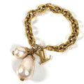 Louis Vuitton Bracelet Damier Pearl Metal Gold