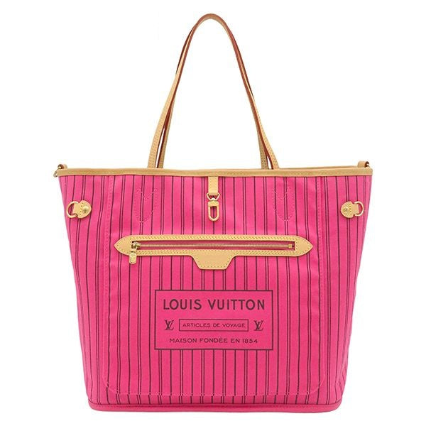 Louis Vuitton 2-Way Bag Neverfull Inside Out MM Canvas Monogram Rose Pondicherry