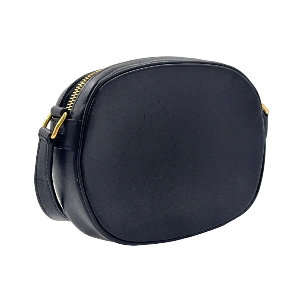 Celine C Charm Calf Black Shoulder Bag Gold — view 2