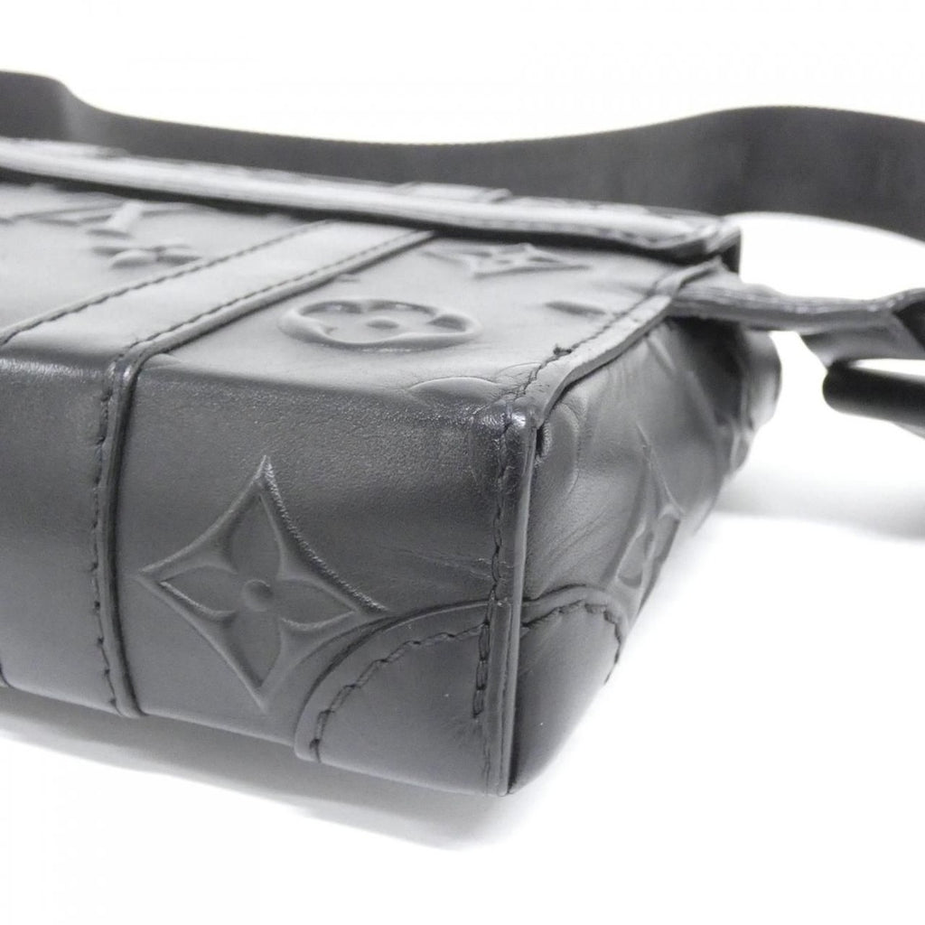 Louis Vuitton Monogram Seal Trunks Sling Bag Black — view 3