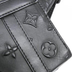 Louis Vuitton Monogram Seal Trunks Sling Bag Black — view 5