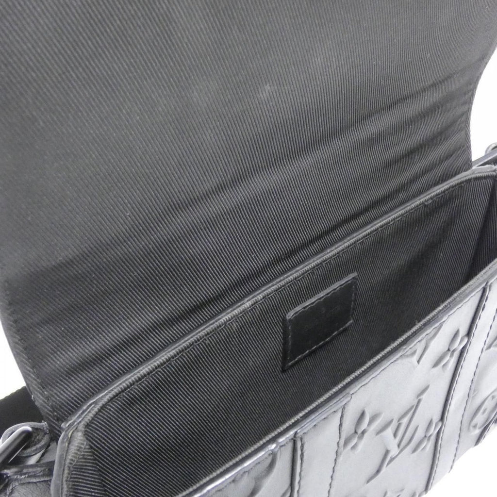 Louis Vuitton Monogram Seal Trunks Sling Bag Black — view 8