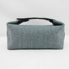 Hermes Brid A Black PM Au-carre Handbag Pouch Vert Foret — view 3