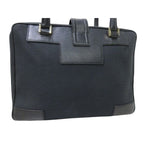 Gucci Handbag G Logo 001-5155 Black Canvas And Leather Gold Hardware — view 7
