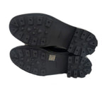 Hermes Moccasins Louvre Size 38 Black Cuff Leather Shoes — view 7