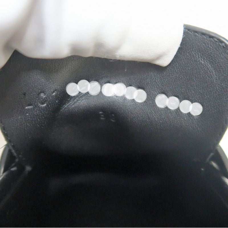 Hermes Moccasins Louvre Size 38 Black Cuff Leather Shoes — view 8