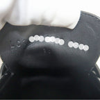 Hermes Moccasins Louvre Size 38 Black Cuff Leather Shoes — view 8