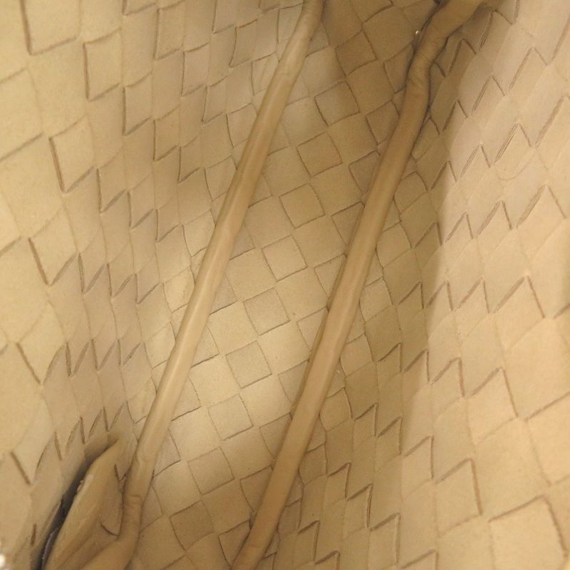 Bottega Veneta Intrecciato Leather Beige Shoulder Bag 1343 — view 6