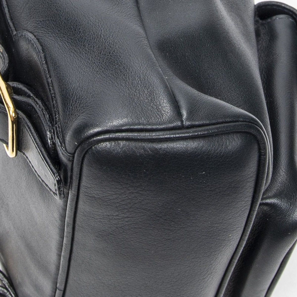 Gucci Mini Bamboo Backpack Navy Calfskin Leather — view 7