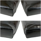 Prada Mini Tote Punching Logo Black Leather Vintage — view 5