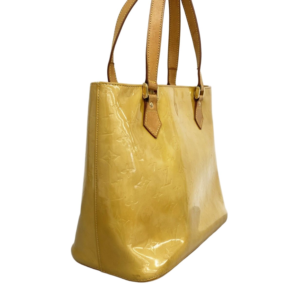 Louis Vuitton Tote Vernis Houston Beige — view 2