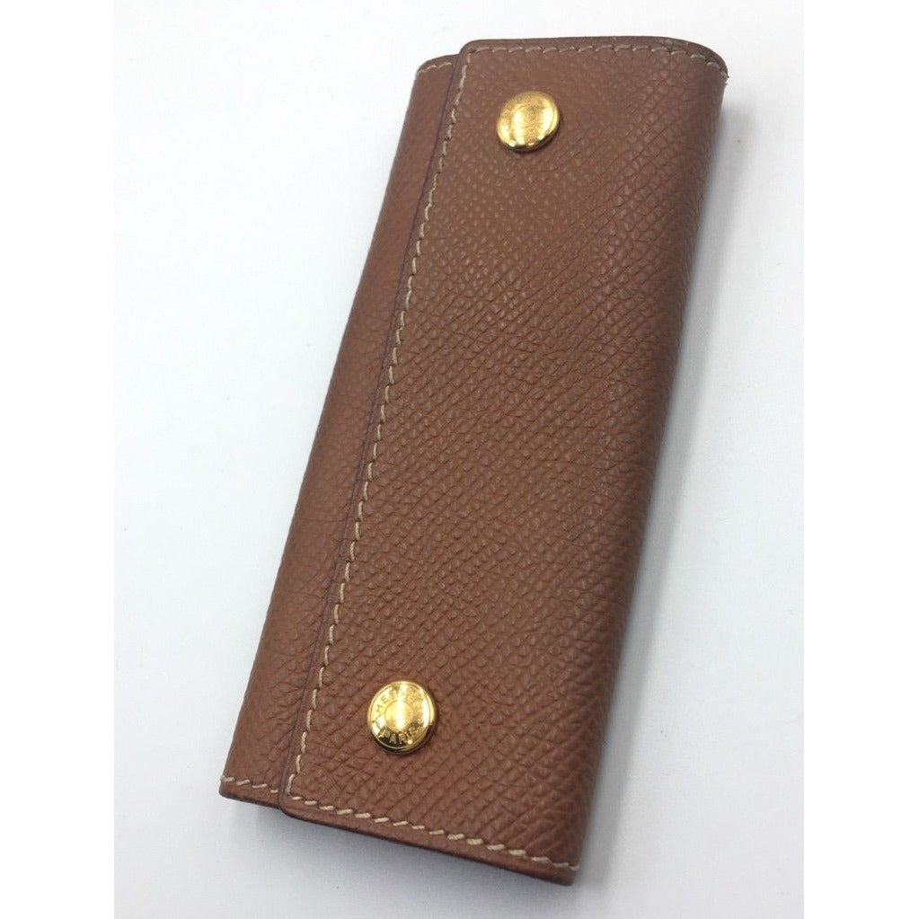 Hermes Key Case Gold Veau Epsom 4 Rows Holder — view 5