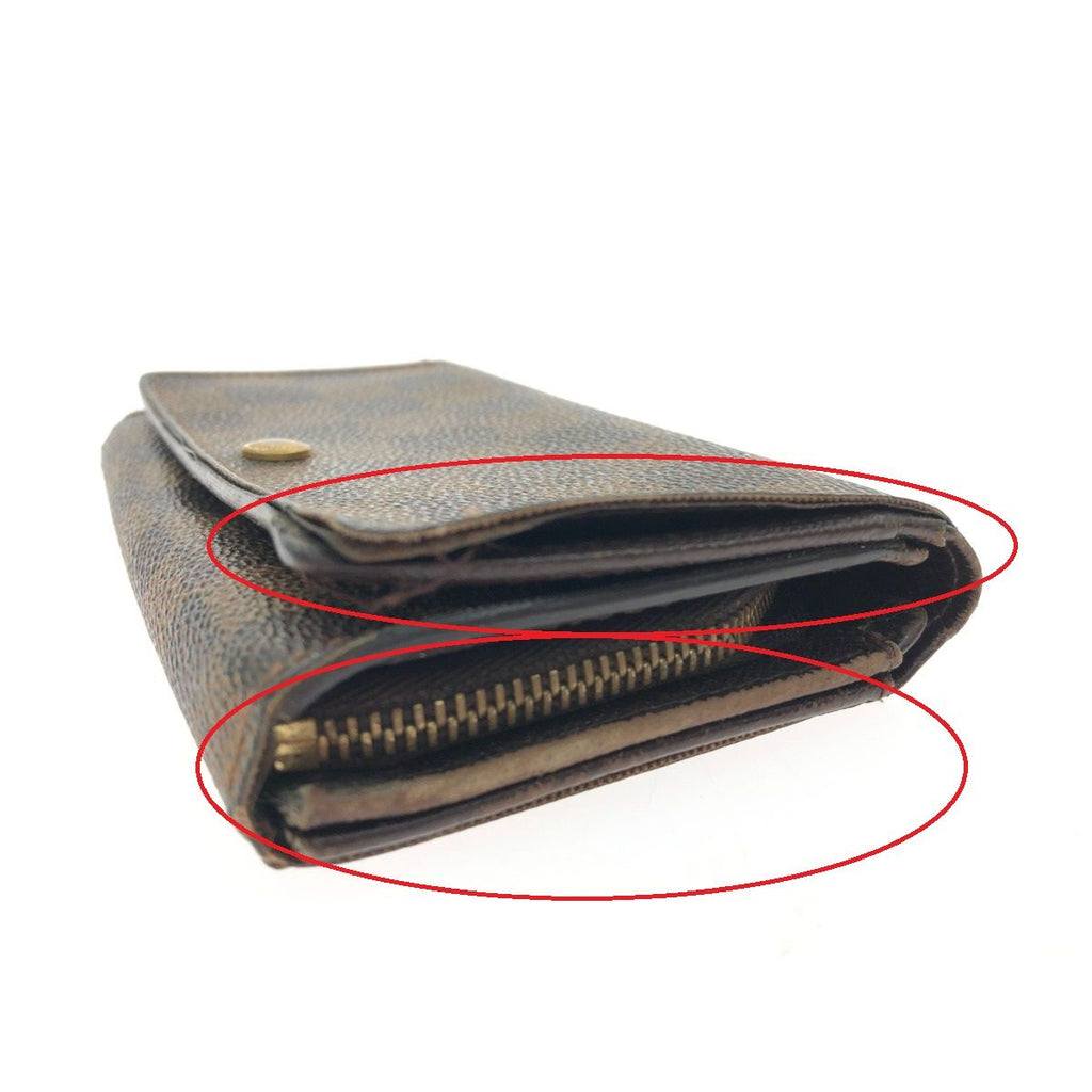 Louis Vuitton Bifold Wallet L-Shaped Zipper Damier Porte Monnaie Bier — view 4