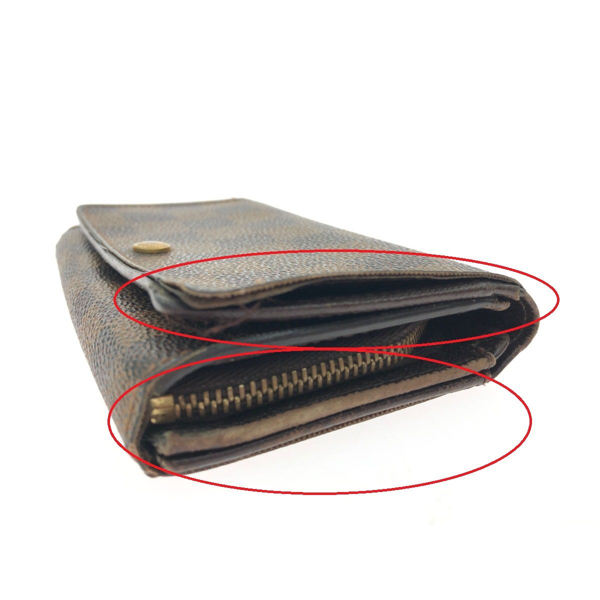 Louis Vuitton Bifold Wallet L-Shaped Zipper Damier Porte Monnaie Bier — view 4