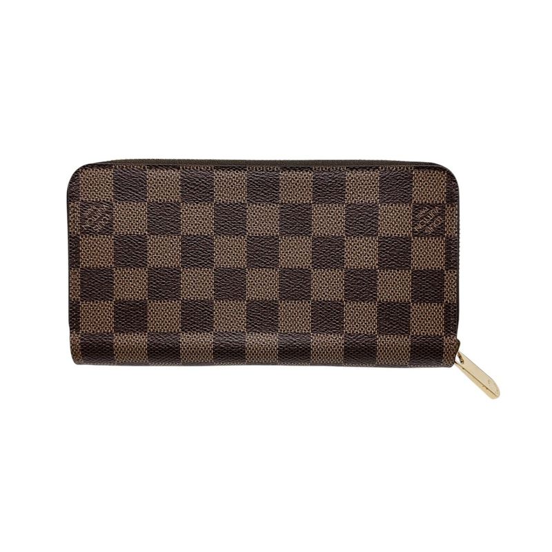 Louis Vuitton Damier Round Long Wallet Zippy — view 3