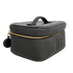 Chanel Vanity Bag Caviar Leather Black Gold — view 2