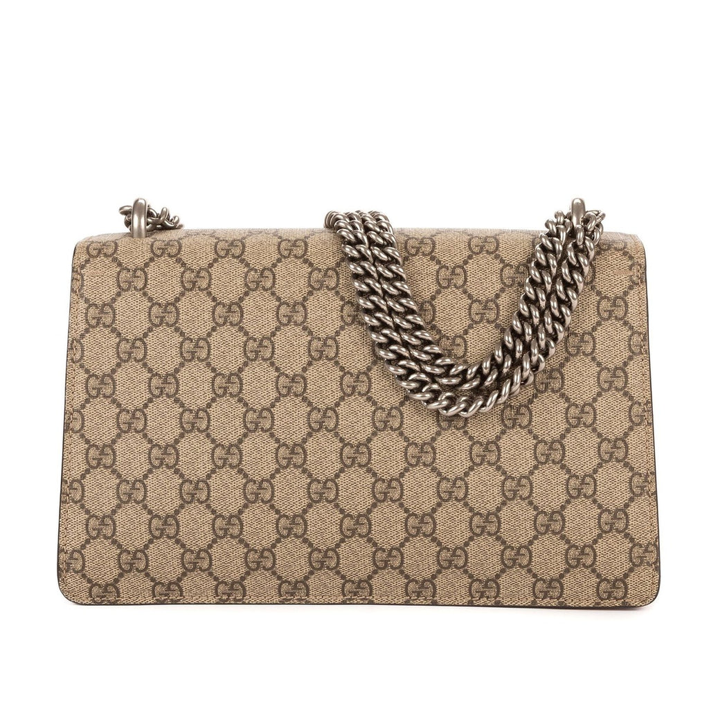Gucci Dionysus Beige Red Supreme Canvas Shoulder Bag — view 5
