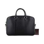 Gucci Diamante Black Leather Handbag