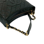 Chanel Quilted Caviar Leather Semi-one Shoulder Bag Handbag — view 5