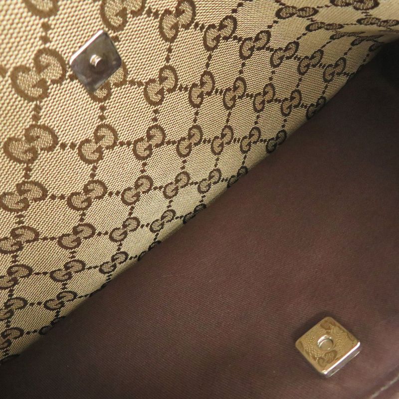 Gucci GG Canvas Brown Shoulder Bag 0470 — view 6