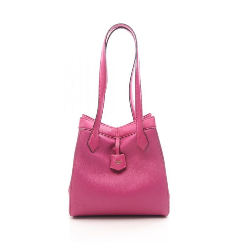 Fendi Tote Bag Origami Medium 8 Bh414 Pink Purple Leather — view 2