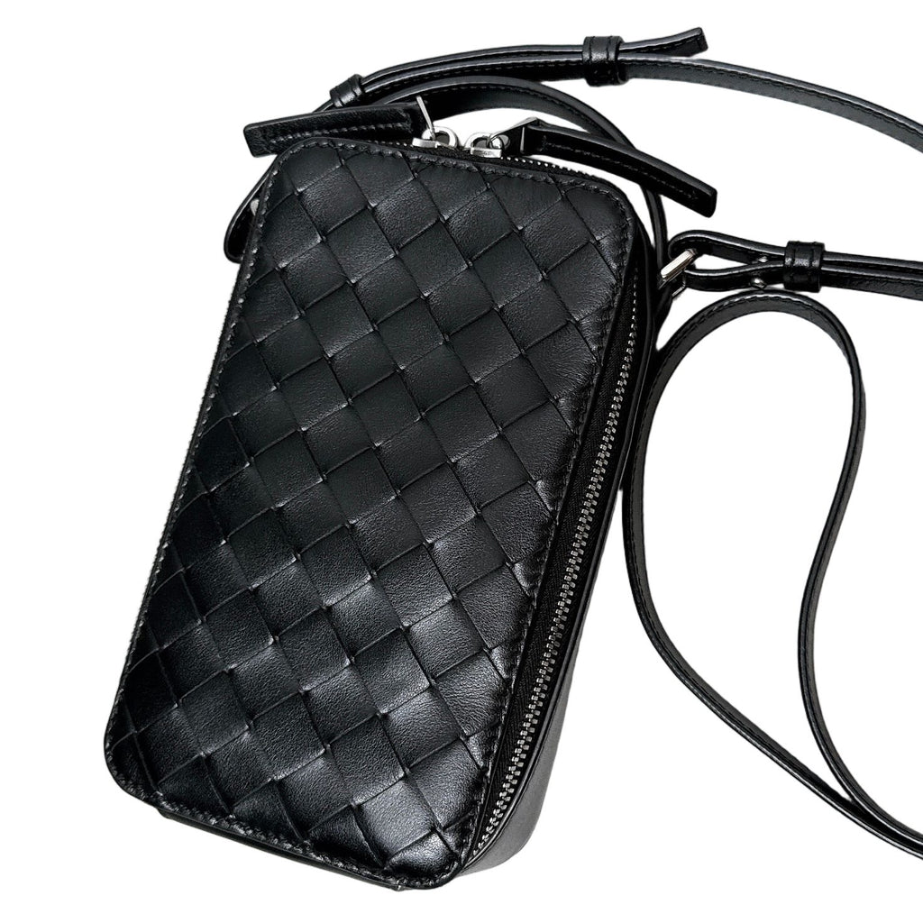 Bottega Veneta Intrecciato Getaway Phone Pouch